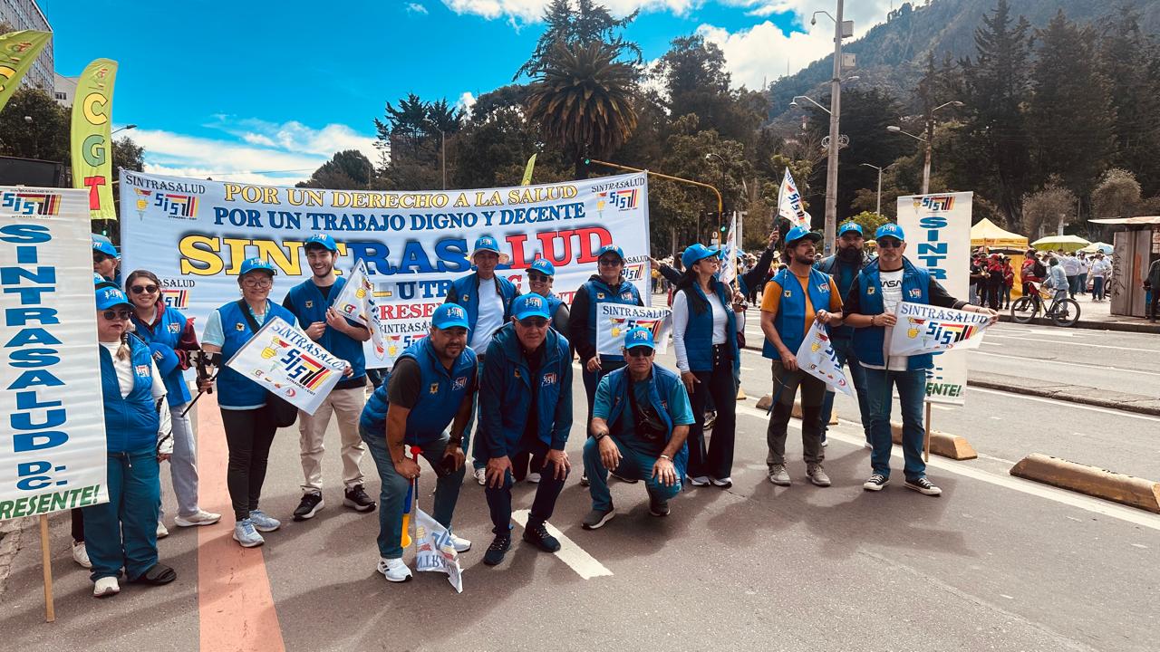 Movilización de SINTRASALUD D.C.